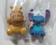 “ディズニーキャラクター” たべすぎまして ☆Pooh&ステッチ☆　2点セット