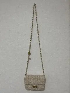 ミックスツイードバックルショルダーバッグ