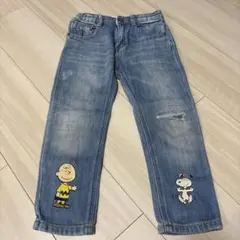 ZARA デニムパンツ スヌーピー 4-5歳