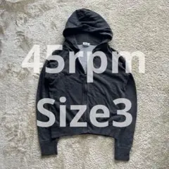【美品】 45R 近年モデル 現行タグ スウェットパーカー ジップアップ 美品】 45R 近年モデル 現行タグ スウェットパーカー ジップアップ