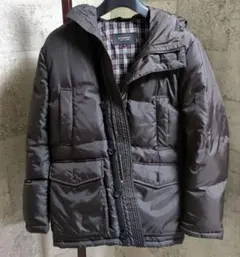 年末セール　バーバリーブラックレーベル ダウンコート ブラウン系