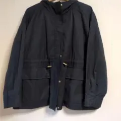 Natural Beauty Basic フード付きジャケット ネイビー