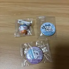 ちいかわ　くら寿司　ビッくらポン　ハチワレ モモンガ　フィギュア　ピンバッチ