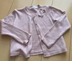 bebe ピンク カーディガン 110cm