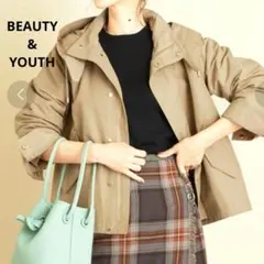 ✨美品✨BEAUTY&YOUTHグログランライナーフードマウンテンパーカー　S