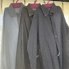 【まとめ売り】GREEN LABEL RELAXING 長袖チェックシャツ ３枚