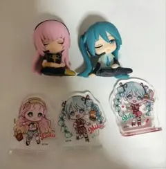 初音ミク 巡音ルカ アクリルスタンド 肩ズン