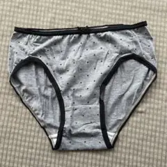 Ｌサイズ/星柄グレー/サニタリーショーツ/フォレスト