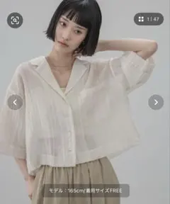 LOWRYSFARM 今季 シアーシャツ サテンスカートのセット 専用 - メルカリ