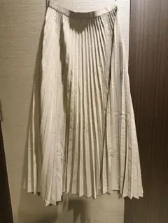 UNIQLO C プリーツロングスカート　グリーン