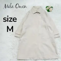 Mila Owen ステンカラー スプリング コート ミディ丈 アイボリー　Mのサムネイル