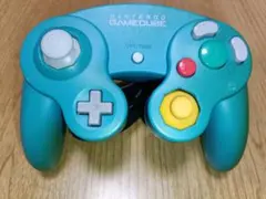 ⭕メンテ済⭕ ゲームキューブ コントローラー エメラルド 後期型　E1