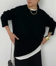 11/25まで値下げ‼️Loungedress　WOOLクルーニット