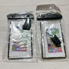 LEMESO スマホ 防水ケース 2枚セット 携帯 iphone用 全機種