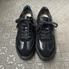 U.P renoma スニーカー ブラック 27cm