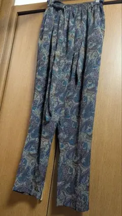 ペイズリー カジュアルパンツ