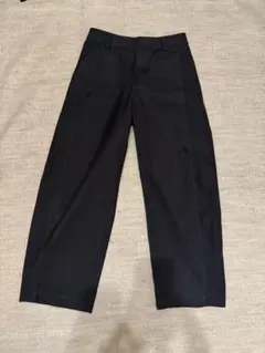 UNIQLO ジャージーバレルレッグパンツ　Lサイズ　ダークグレー