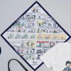 新品 スヌーピー 75周年 バンダナ アフタヌーンティー