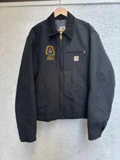 Carhartt カーハート デトロイト ジャケットブラック 企業ロゴ XL