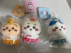 ちいかわ　韓国限定　ポップアップ　　韓服マスコット　ぬいぐるみキーリング