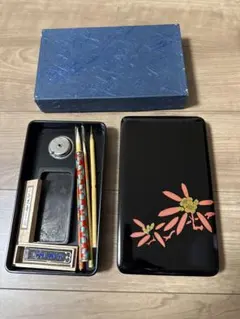 未使用】鎌倉彫 浮彫り竹模様 書道箱 - メルカリ