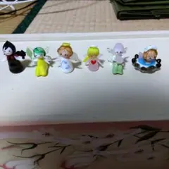 ガラス細工フィギュア天使6体セット