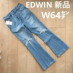 EDWIN 【essentials】 セミフレアデニムパンツのサムネイル