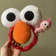 エルモ カチューシャ ぬいぐるみ付き