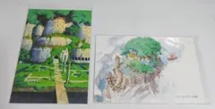 ジブリ　天空の城ラピュタ　ポストカード　ジブリの立体建造物展