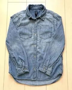 GAP KIDS DENIM キッズ 長袖 デニムシャツ 130cm
