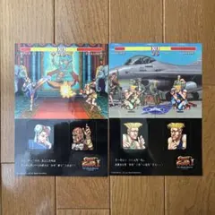 Street Fighter II ステッカー 2枚セット　ローソンのサムネイル