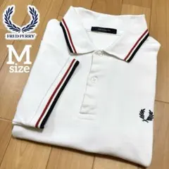 FRED PERRY フレッドペリー ポロシャツ 半袖 M ホワイト M12のサムネイル