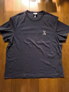 H&M　メンズ　レギュラーフィット　Tシャツ　ネイビー　XLのサムネイル