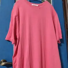 American Holic ピンク 半袖 Tシャツ コットン