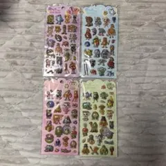 イタリアンブレインロット　3Dぷくぷくシール　4枚セット