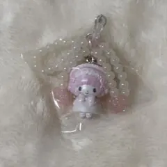 サンリオ マイスウィートピアノ　ホワイトフリルデザイン シークレットストラップ