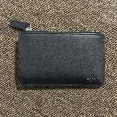 agnes b. アニエスベーフラグメントケース 黒　ネイビー