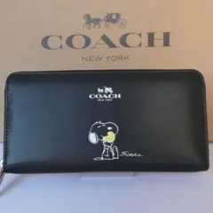 新品 コーチ スヌーピー 長財布 COACH PEANUTS F53773