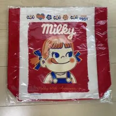 Milky 60th Anniversary トートバッグ レッドのサムネイル