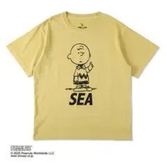 PEANUTS×WIND AND SEA コラボTシャツ チャーリーブラウン - メルカリ