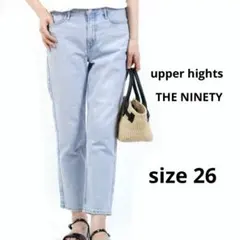 【美品】アッパーハイツ THE NINETY デニム REEF サイズ26 XL