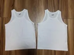 PUMA プーマ　タンクトップ　肌着　 2枚セット 150cm ホワイト