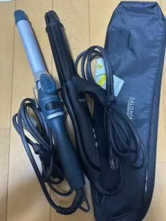 SALONIA カールヘアアイロン 収納ケース付き 25mm 32mm