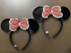 ディズニー ミニー カチューシャ 2個セット