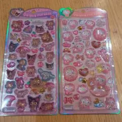 うるちゅるポップシール　ハローキティ　サンリオキャラクターズ　２枚セット　正規品