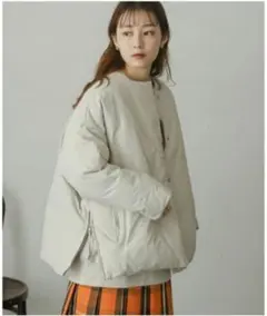 センスオブプレイス　シームレスダウン マフラーはついていません