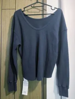 【タグ付き】RayBEAMS サーマル 長袖 カットソー ネイビーのサムネイル