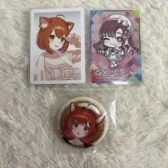 ラトナ・プティ 早乙女ベリー 缶バッジ カード セットのサムネイル