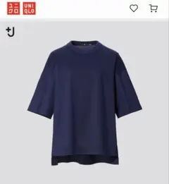 新品未使用タグ付 UNIQLO ＋JスーピマコットンオーバーサイズT