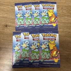 アメリカ マクドナルド限定 ポケモンカード 25周年 プロモ 計8パック